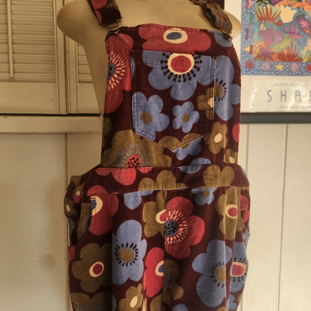 Modcloth Brown Floral Jumpsuit - Picture 8 of 8